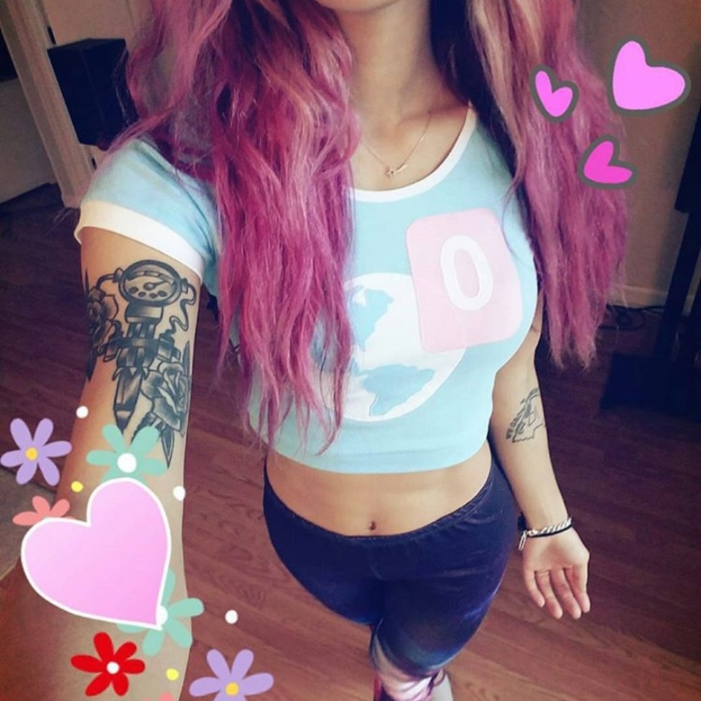 Lunar Descent Crop Top